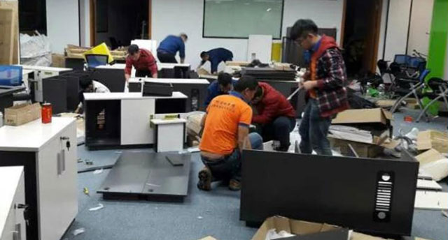 辦公室家具拆裝案例