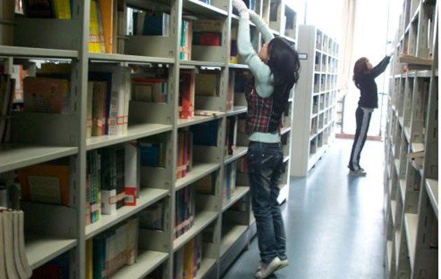 書籍的擺放
