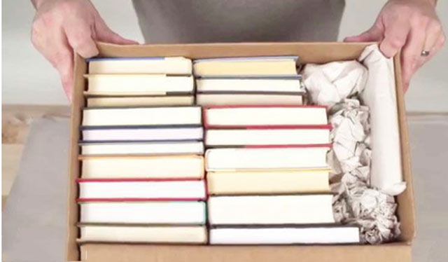 書籍?dāng)[放時采用直立擺放